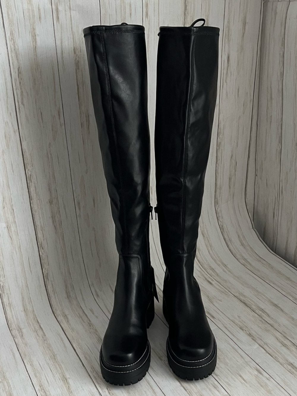 Gianni Bini Soelle Black Over-the-Knee Boots - Picture 5 of 12